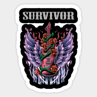 SURVIVE SURV SURVIVOR BAND Sticker
